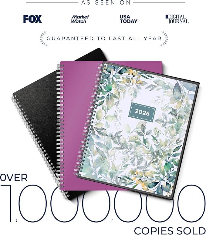 Ensight 2026 Appointment Book and Planner 8.5" x 11" Large Hourly Weekly Daily - Image 8