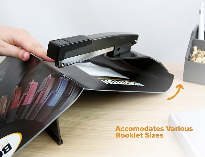 Bostitch Office No-Jam Booklet Stapler, 20 Sheets, No-Jam Technology - Image 2