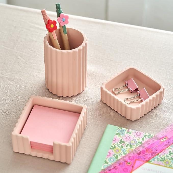 Aesthetic Desk Organizer Set of 3 - Image 4