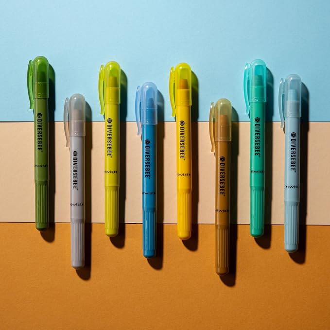 DIVERSEBEE Bible Highlighters and Pens No Bleed, 8 Pack Assorted Colors Gel - Image 4