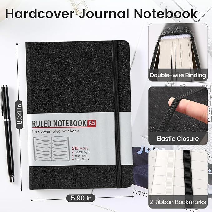 TSFPapier Lined Journal Notebook - Image 2