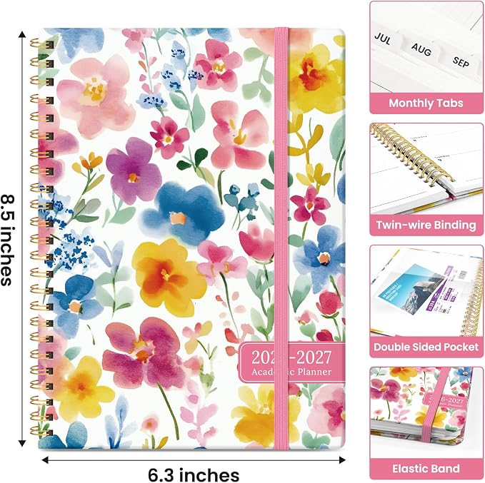 Planner 2026-2027, Academic Year Monthly and Weekly Calendar Planner, Jul 2026 - Image 4