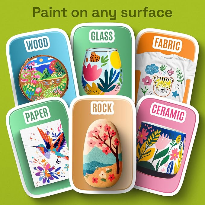 ARTISTRO 36 Precision Dual-Tip Acrylic Paint Markers – Paint Pens Set - Image 4