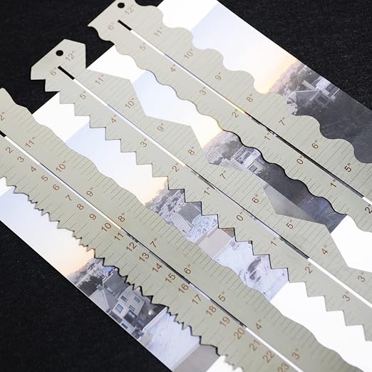 Stainless Steel Metal Paper Tearing Ruler - Image 7