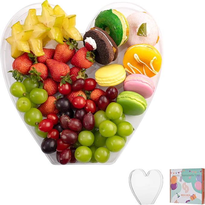 11" Clear Acrylic Letter & Number Charcuterie Tray-Reusable Fillable Alphabet by kevjes