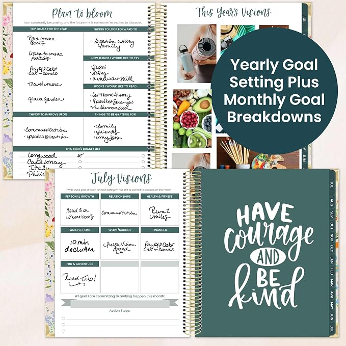 bloom daily planners 2026-2027 Hardcover Academic Year Goal & Vision Planner - Image 4