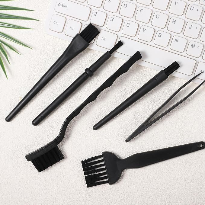 Keyboard Brush Anti Static Brush 6PCS Mini Keyboard Cleaning Brushes Kit - Image 7