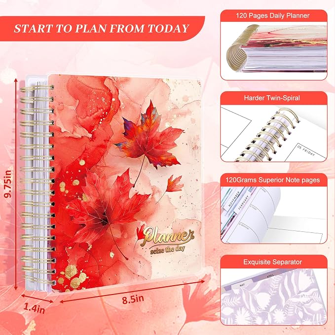 Planner 2026-2027, 18 Months Large Academic Daily Weekly Monthly Planner - Image 3