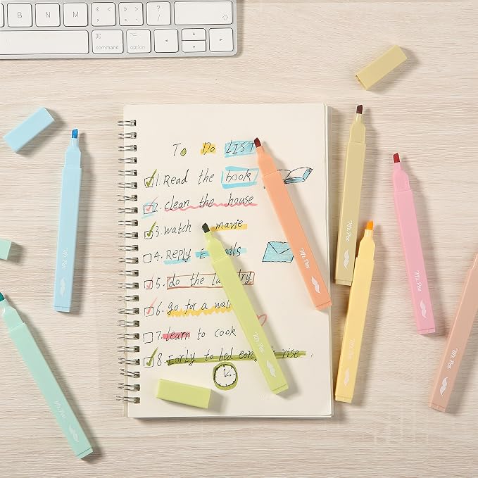 Mr. Pen- Aesthetic Highlighters No Bleed, 8 Pack, Cute Highlighters Assorted - Image 8