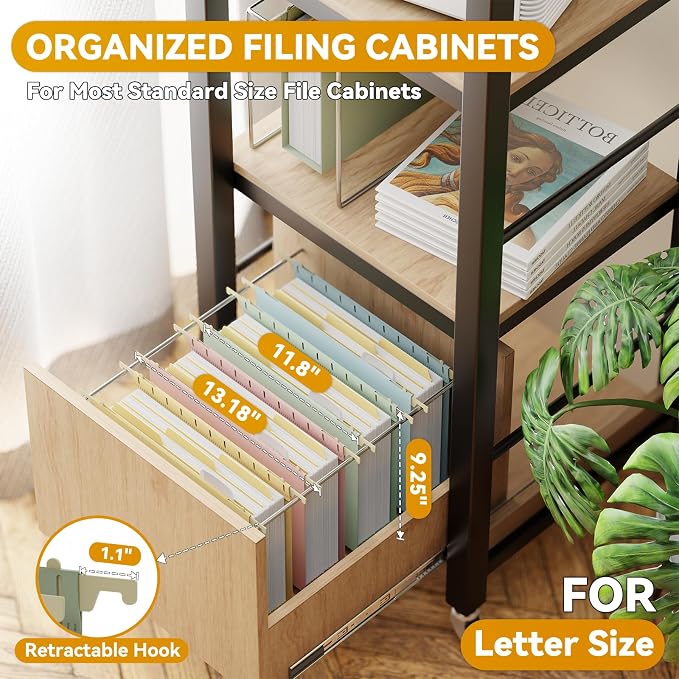 Plastic Extra Capacity Hanging File Folder Letter Size, Heavy Duty 2" - Image 3