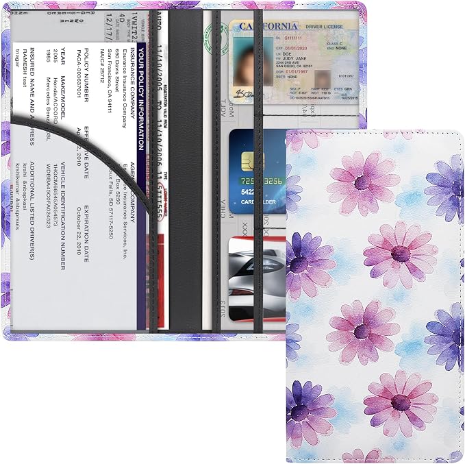 LumiMokki Premium Car Registration & Insurance Card Holder by LumiMokki