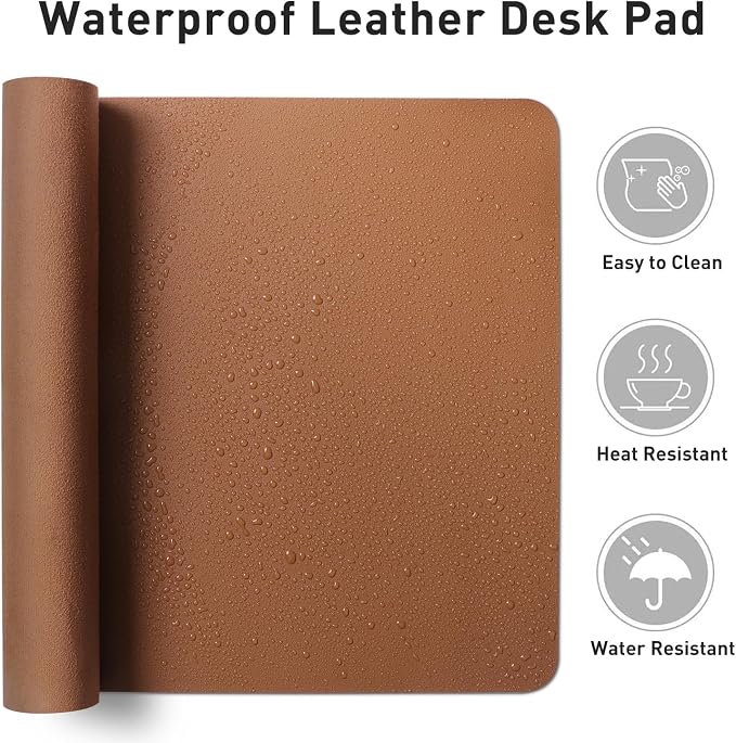 Aothia Faux Leather Desk Mat - Image 7