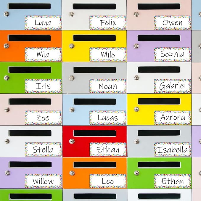 Eaasty 48 Pcs Dry Erase Magnetic Labels Reusable Magnetic Name Tag - Image 5