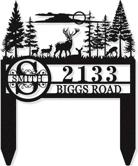 Personalized Metal Adress Sign by HYTSIGN
