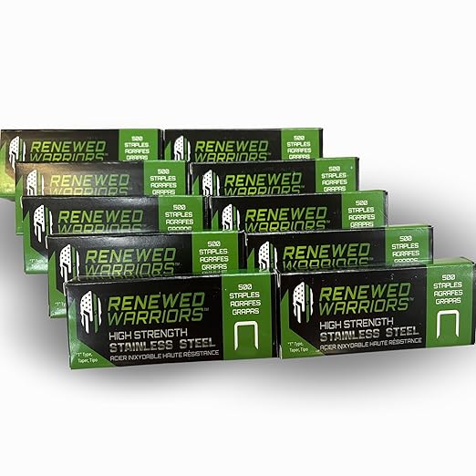 T50 Stainless Steel Staples Marine; T/50 Type T-50 Staples by RenewedWarriors