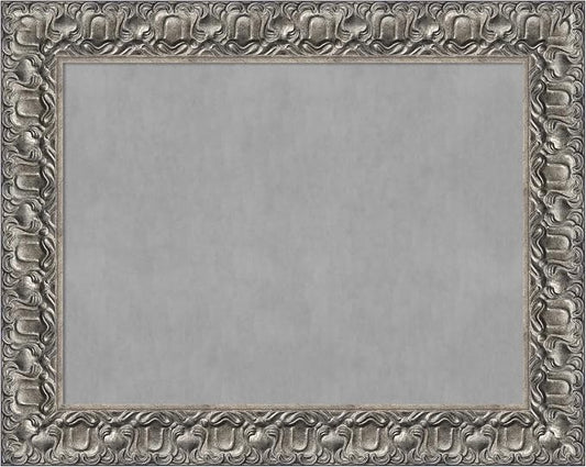 Amanti Art Silver Framed Magnetic Board 24x30 Medium Vision Board by AmantiArt