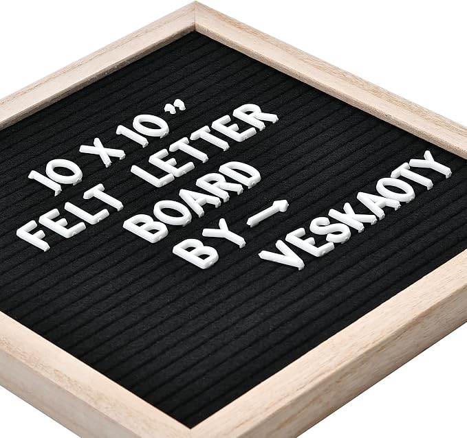 Felt Letter Board with 294 Letters, Numbers & Symbols - Image 2