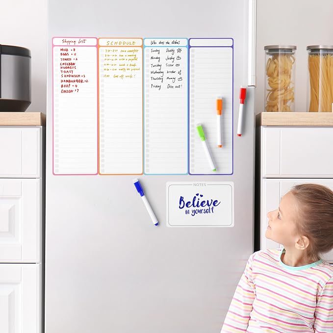 Mr. Pen- 4" x 12" Magnetic Dry Erase to Do List, Neon Style, 4X Dry Erase to Do - Image 5