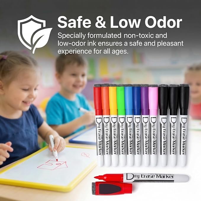Volcanics Magnetic Dry Wipe Pens Dry Erase Markers - Image 2