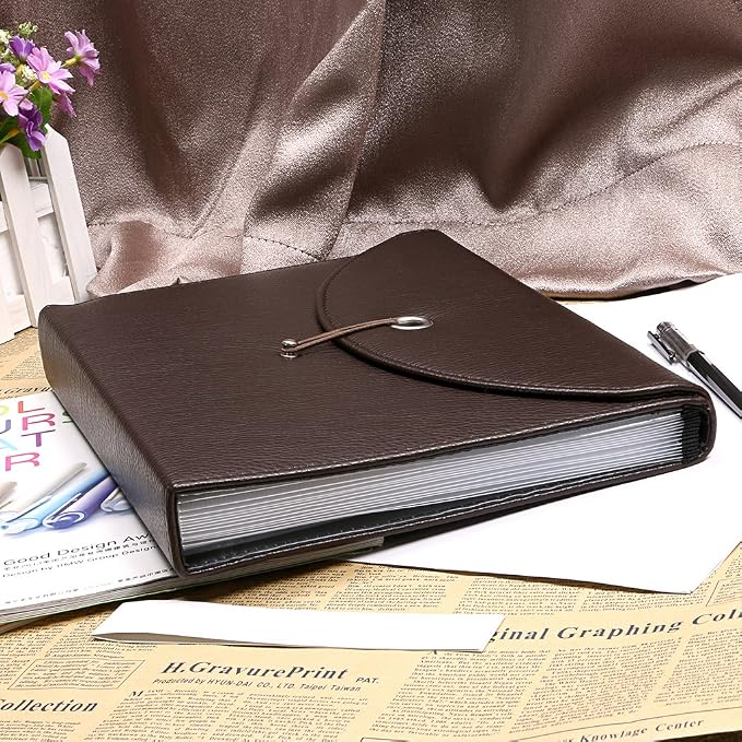 BTSKY PU Leather Expanding File Folders-13 Pockets A4 Letter Size Paper File - Image 7