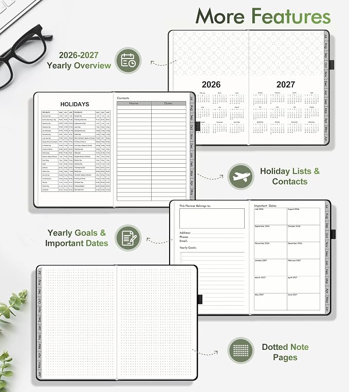 Planner 2026-2027, Academic Weekly and Monthly Calendar Planner from July 2026 - Image 6