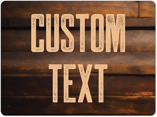 Custom Sign, Custom Street Sign, 11 Font Colors, 13 Font Styles, 4 Hole Options by MySignCenter