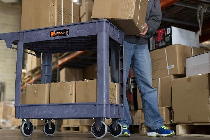 WEN Service Utility Cart, 500-Pound Capacity, 40 x 17-Inch - Image 4