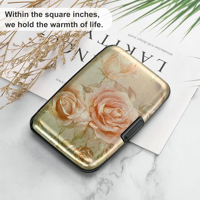 ELFISH Mini RFID Aluminum Wallet Credit Cards Holder Business Card Case Metal - Image 6