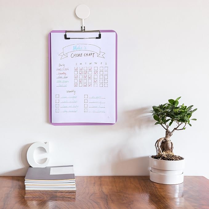 Mr. Pen- Plastic Clipboard, 12.5" x 9", 2 Pack | Pastel Purple Clipboard Plastic - Image 5