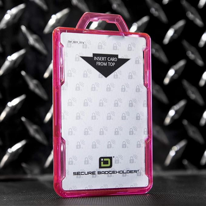 ID Stronghold - RFID Blocking Secure Badge Holder - Duolite 2 Card ID Holder - - Image 4