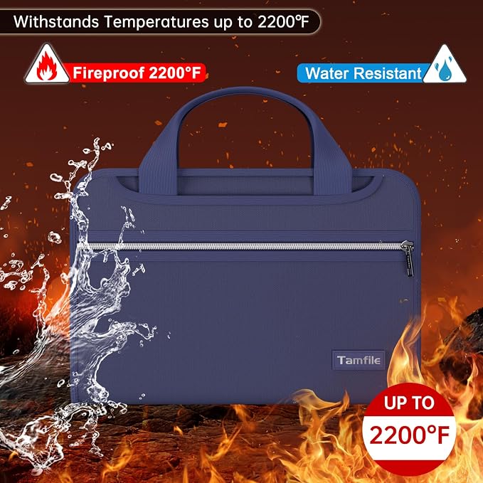 Tamfile Fireproof Accordion File Organizer - Image 2