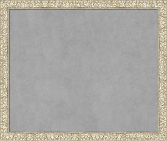 Amanti Art Silver Framed Magnetic Board 22x26 Medium Vision Board by AmantiArt