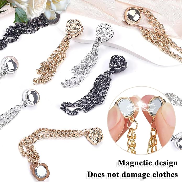 Magnetic Clothing Clips: 12 Pcs Multi-Function Magnetic Shirt Clips - Image 2