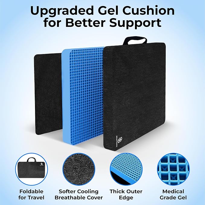 SelectSoma Travel Gel Seat Cushion - Image 6