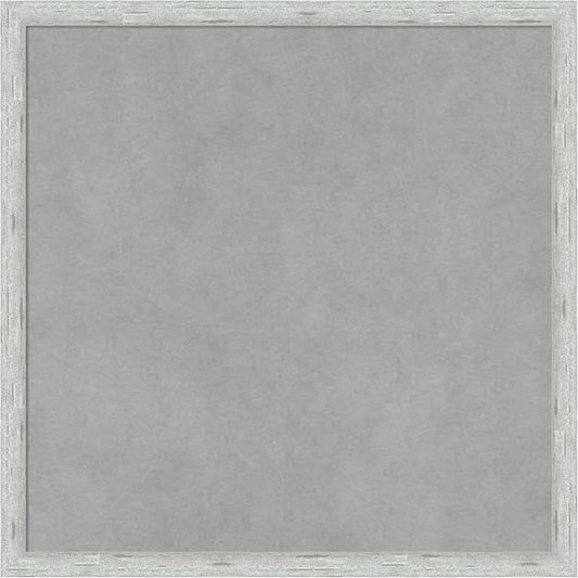 Amanti Art Silver Framed Magnetic Board 17x17 Small Vision Board by AmantiArt
