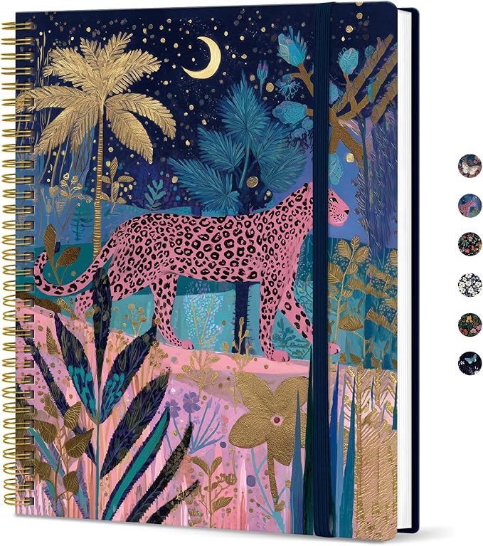 Taja Large Spiral Lined Journal by Taja