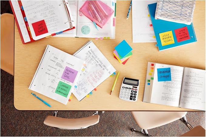 Post-it Super Sticky Notes, 5 Sticky Note Pads, 3 x 3 in., School Supplies and - Image 14