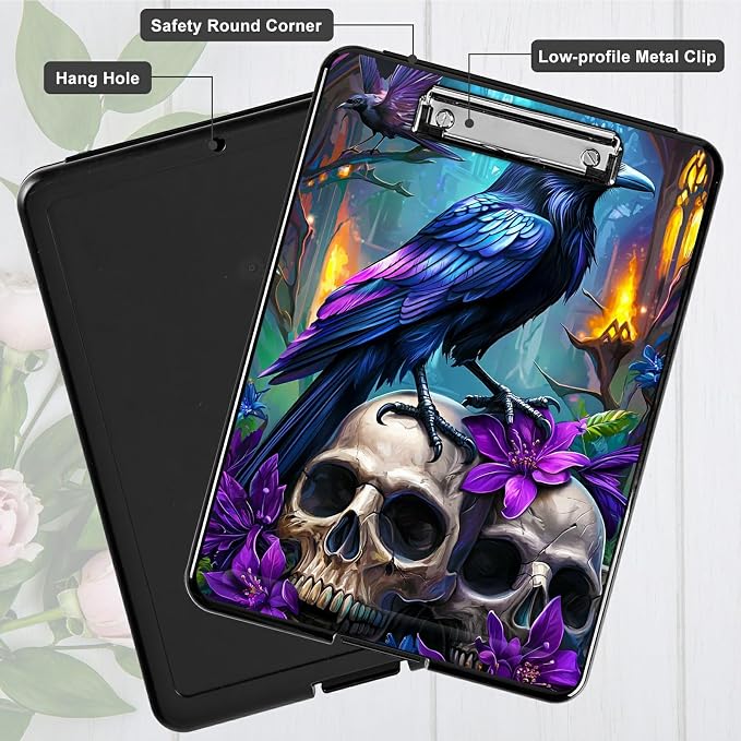 Purple Flower Eagle A4 Clipboard - Image 5