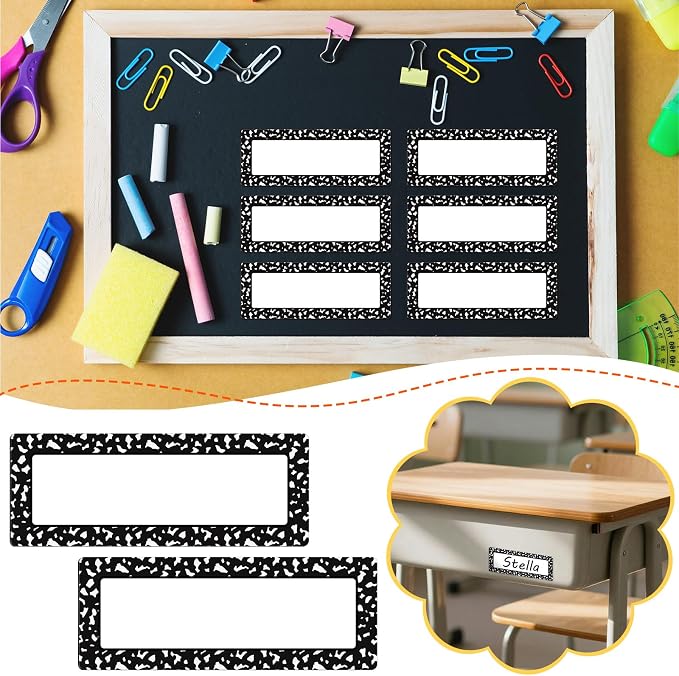 Eaasty 48 Pcs Dry Erase Magnetic Labels Reusable Magnetic Name Tag - Image 7