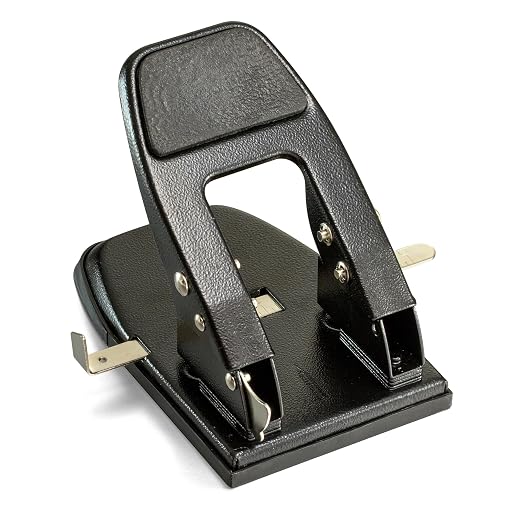Officemate 2-Hole Padded Punch, Medium Duty, 50-Sheet Capacity, Ergonomic by Officemate