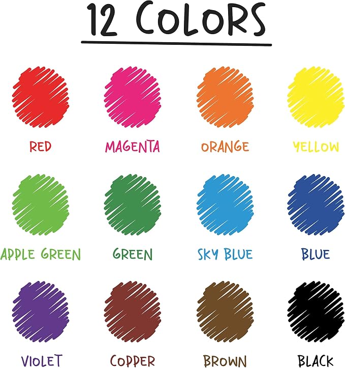 Chalkola Dry Erase Markers Fine Tip Bulk Pack of 60, Thin Point White Board - Image 2