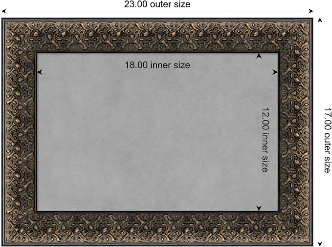 Amanti Art Black Framed Magnetic Board 17x23 Small Vision Board - Image 4