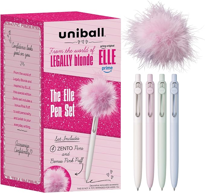 uniball™ The Elle Pen Set, Zento Gel Pens by uni-ball