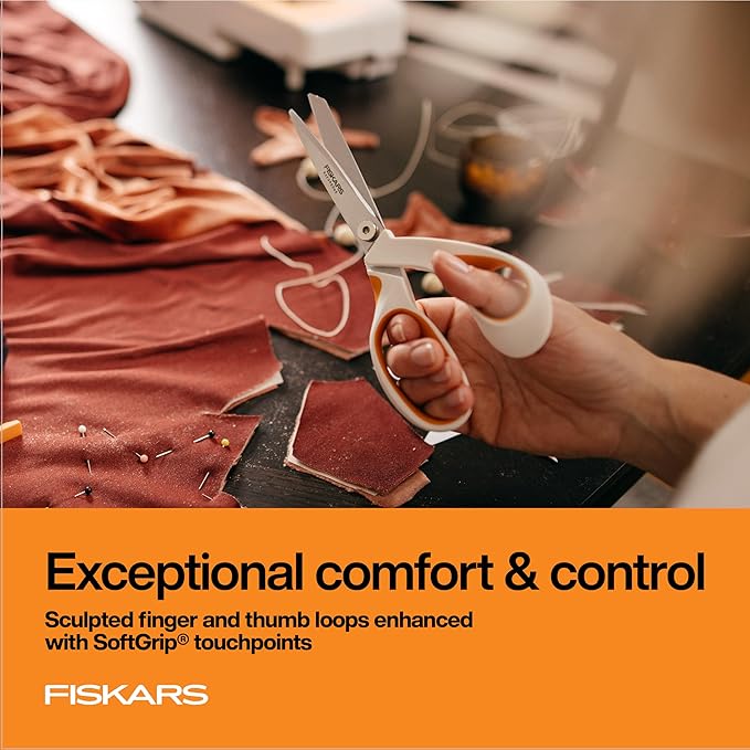 Fiskars RazorEdge Fabric Scissors, Heavy Duty Fabric Shears, Ultra-Sharp - Image 5