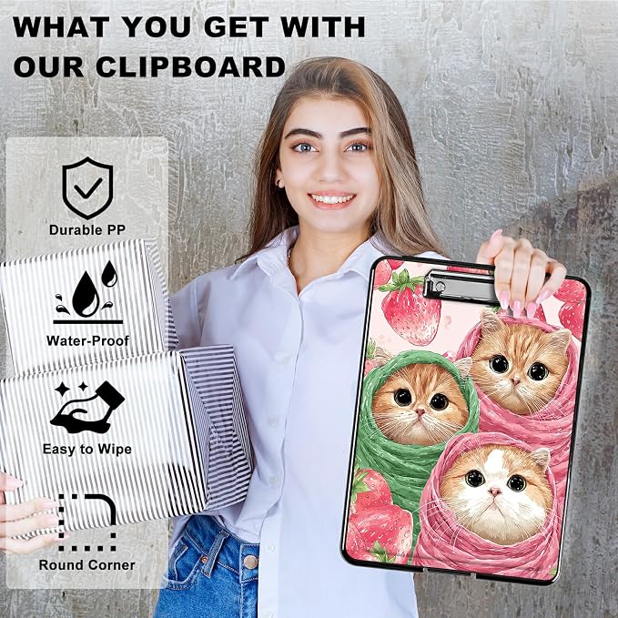 Heavy Duty Storage Clipboard, Slim Nursing Clipboard - Image 2