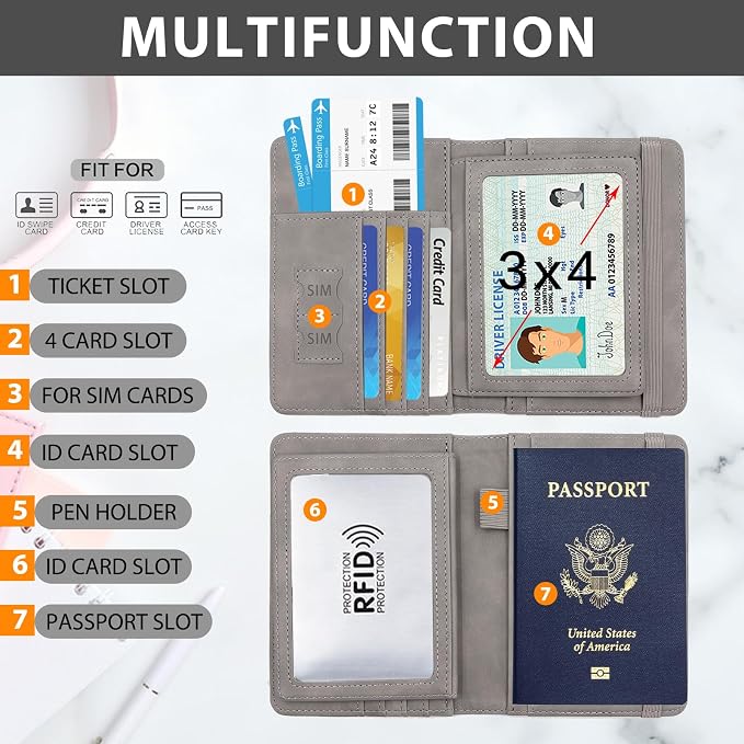 Melsbrinna RFID Passport Holder - Image 3