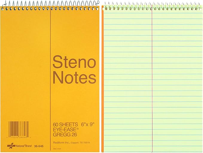 Rediform National Steno Notebook, Gregg-Ruled - Image 3