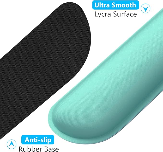 Dapesuom Enlarge Keyboard Wrist Rest, Memory Foam Wrist Cushion - Image 4