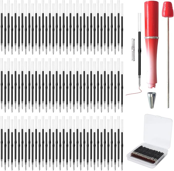200 Pack Beadable Pens Refills Bulk by DASTTUIS