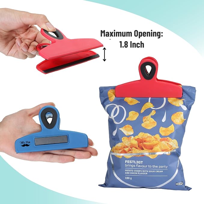 Mr. Pen- Magnetic Bag Clips, 4 Pack, Durable Plastic - Image 6